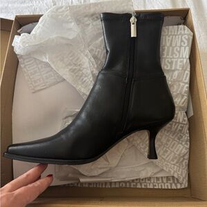 Steve Madden Black Ankle Boots